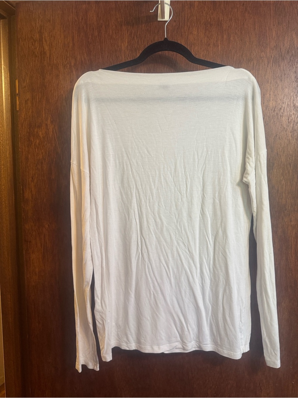 Vince Boatneck Top - women’s large, white